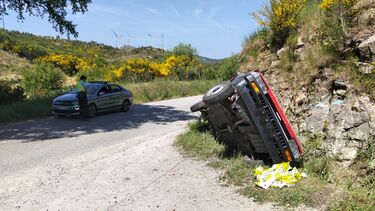 Despiste de carro faz cinco feridos, três dos quais graves, em Tondela