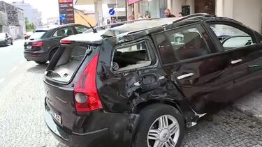 Carro despista-se e danifica três viaturas estacionadas em Rio Tinto