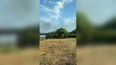 Incêndio deflagra no pátio do Hospital de Portimão
