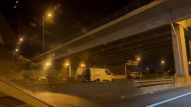 Três feridos em colisão entre três carros na A41 na Maia