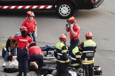Choque de moto com carro causou vítima do condutor do veículo de duas rodas