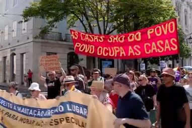 Manifestação pela Habitação