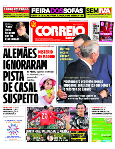 Capa do jornal