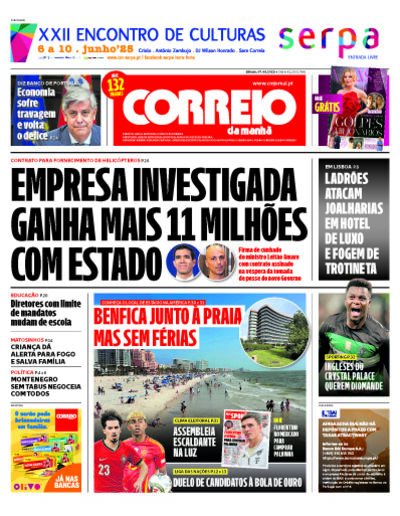 Capa do jornal