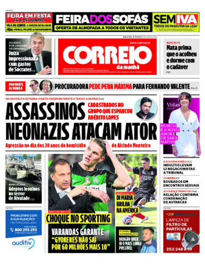 Capa do jornal