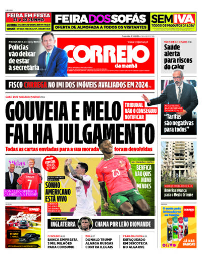 Capa do jornal