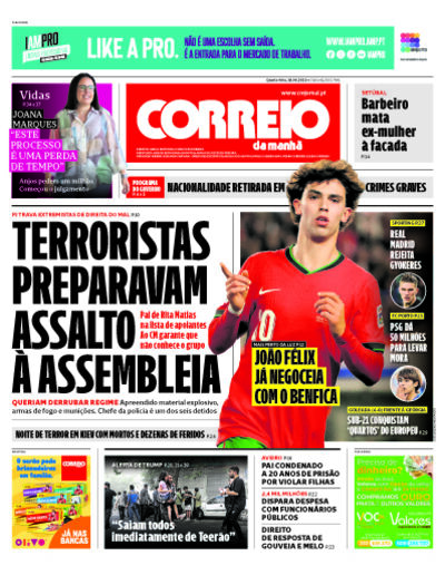 Capa do jornal