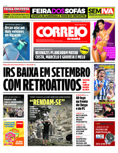 Capa do jornal