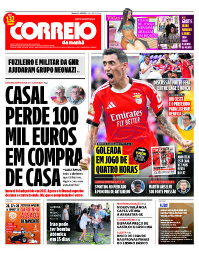 Capa do jornal