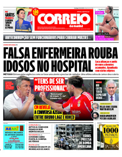 Capa do jornal