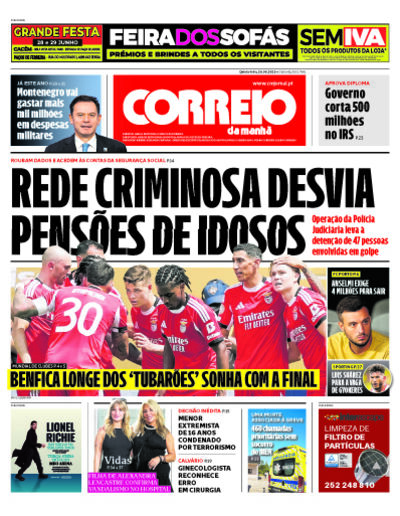 Capa do jornal