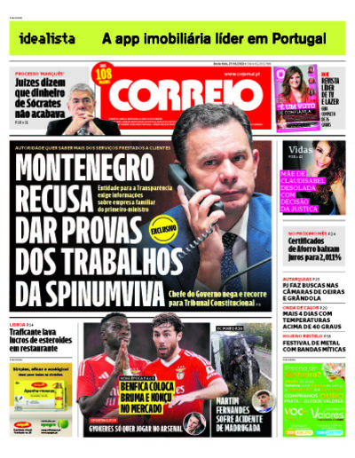 Capa do jornal
