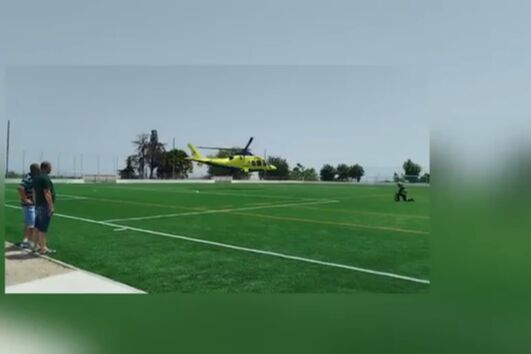 Bebé de um ano helitransportada de Campo Maior para Lisboa com queimaduras de água a ferver