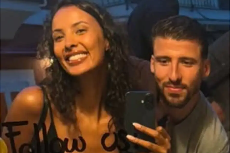 Maya Jama e Rúben Dias