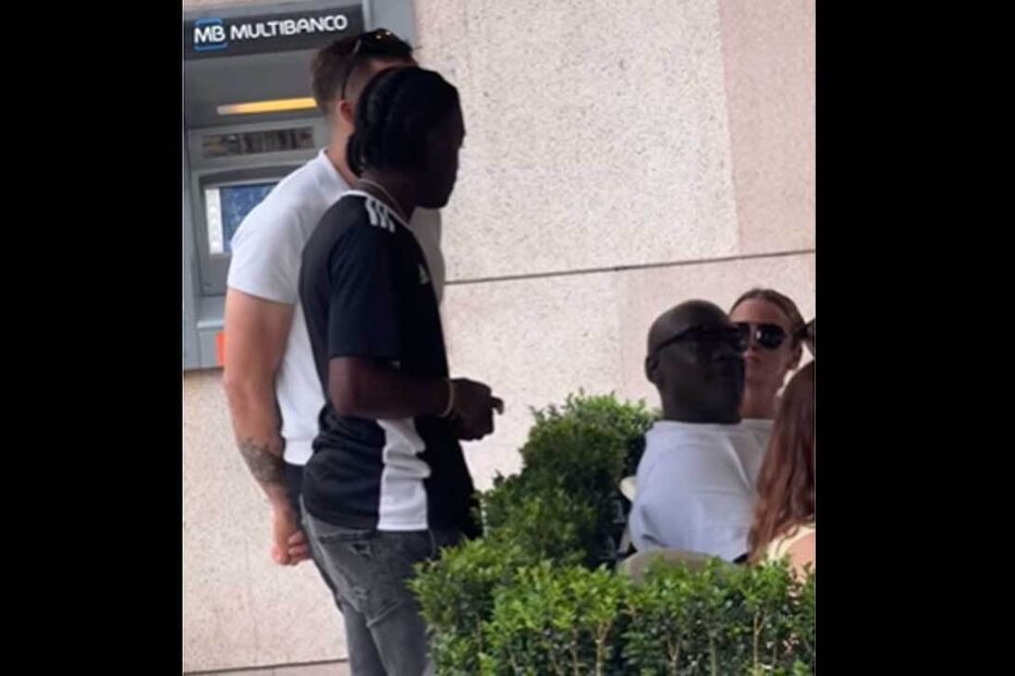 Michael Jordan à conversa com o músico Lucas Pina