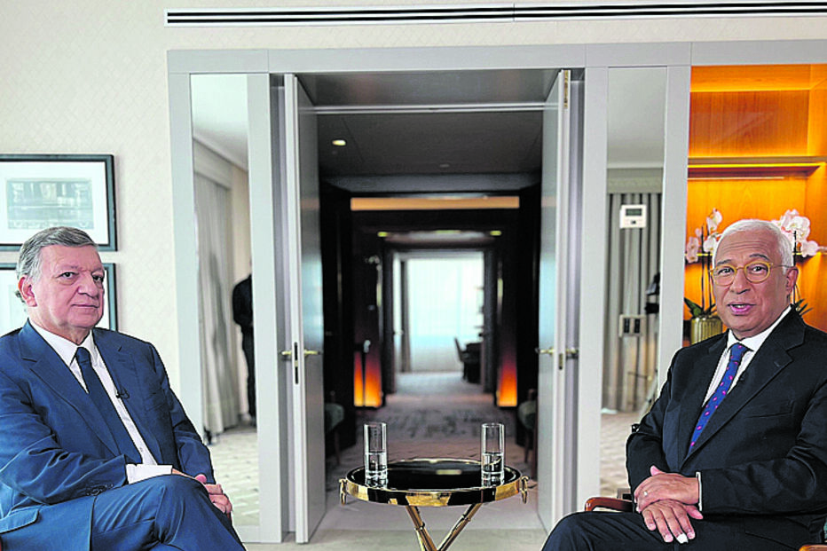 Durão Barroso e António Costa