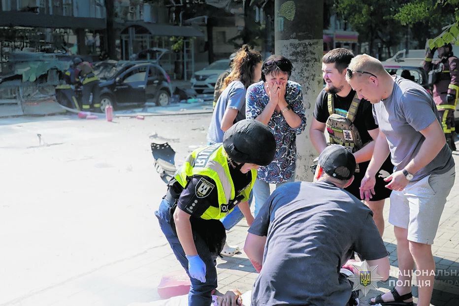 Rasto de destruição e morte no ataque russo a Sumy