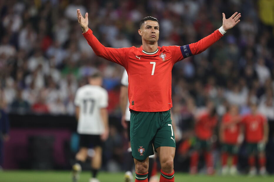 Cristiano Ronaldo em jogo contra a Alemanha, Liga das Nações