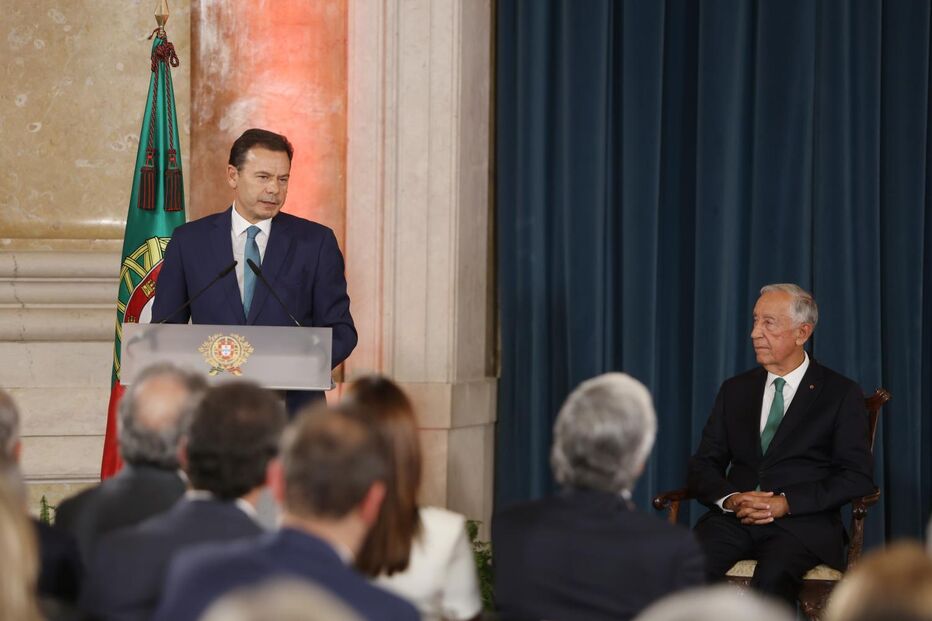 Secretários de Estado tomam posse no Palácio Nacional da Ajuda, com Marcelo Rebelo de Sousa e Luís Montenegro