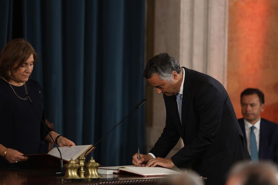 Secretários de Estado tomam posse no Palácio Nacional da Ajuda, com Marcelo Rebelo de Sousa