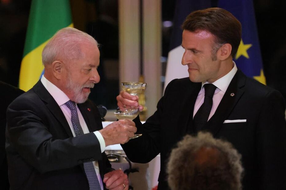 Lula pressiona Macron por acordo UE-Mercosul durante visita a Paris