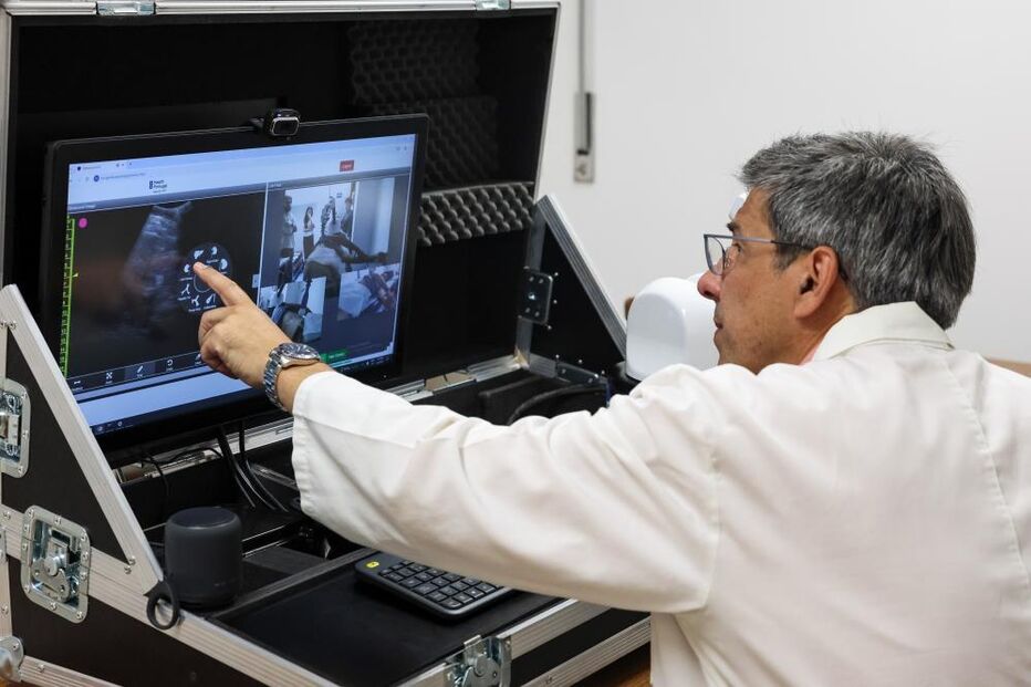 ULS de Coimbra testa tecnologia inovadora para realizar ecografias à distância