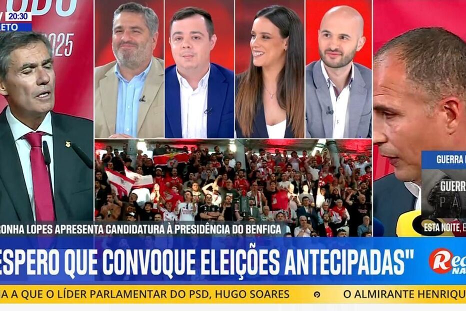 Noronha Lopes candidata-se à presidência do Benfica e espera eleições antecipadas