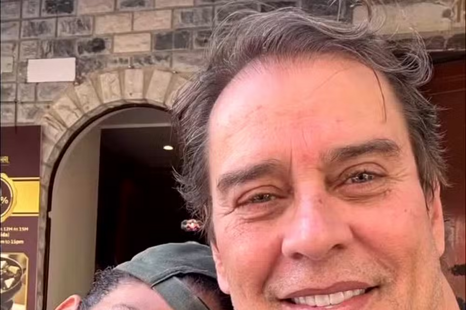 Marcello Antony e filho Francisco