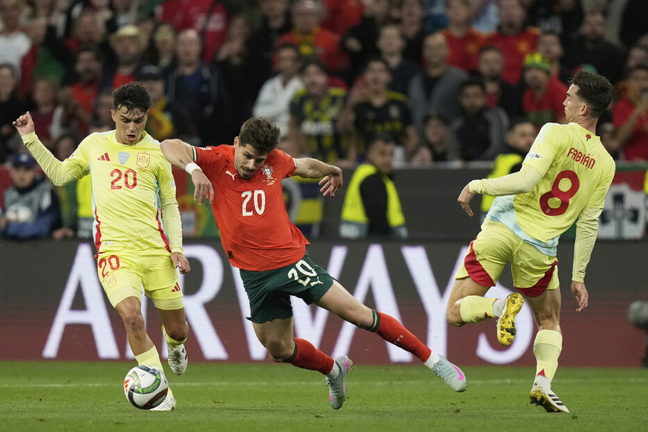 Jogo de futebol entre Portugal e Espanha, Liga das Nações em Munique
