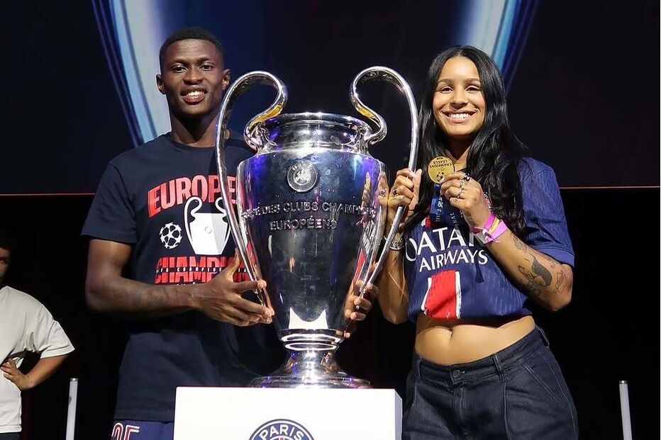 Nuno Mendes e Thalyta Silva celebram conquistas no PSG e Liga das Nações