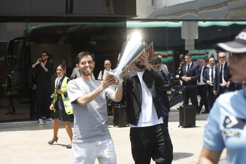 Seleção Nacional regressa a Lisboa após vencer a Liga das Nações em Munique