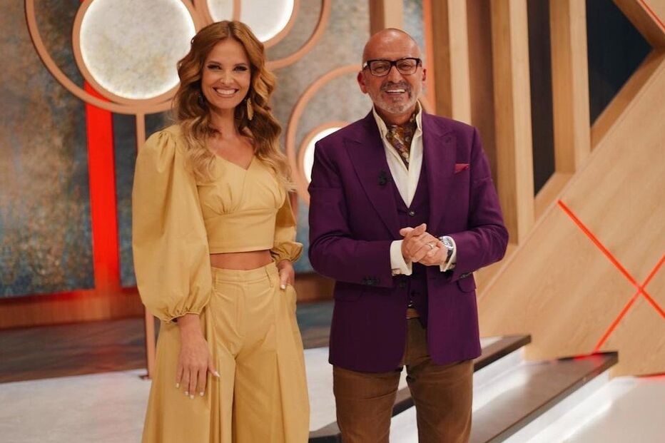 Cristina Ferreira e Manuel Luís Goucha no programa das manhãs