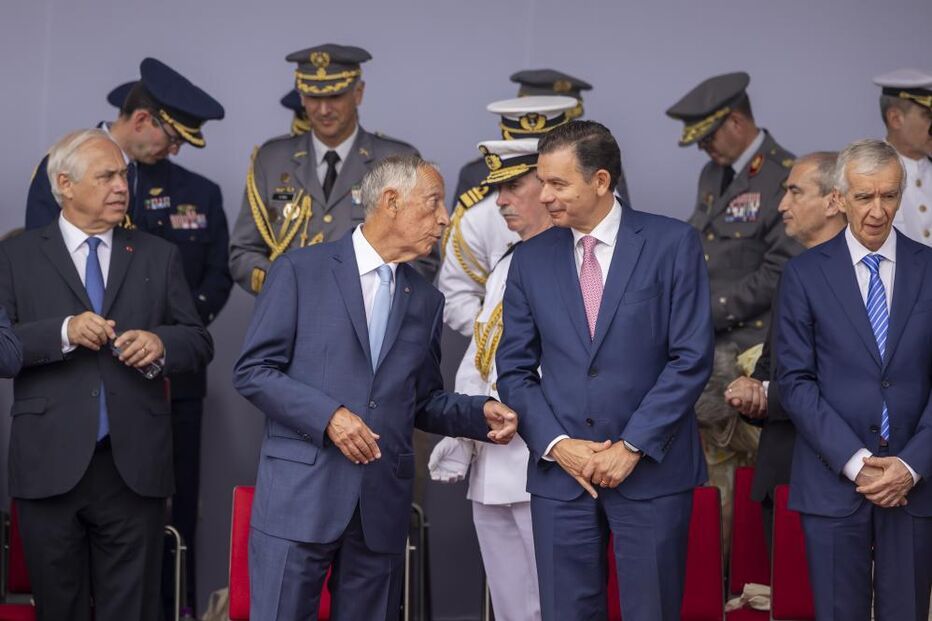 Marcelo e Ulisses na cerimónia do Dia de Portugal