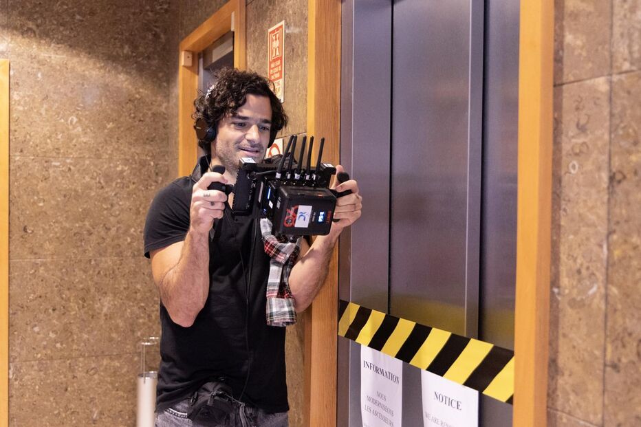 Hermano Moreira filma 