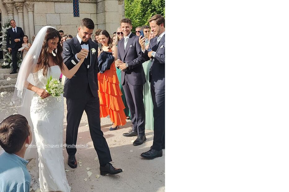 André Silva e Maria Rodrigues celebram casamento perante família e amigos