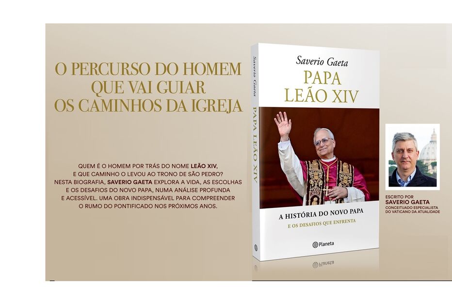 Saverio Gaeta explora a vida, as escolhas e os desafios do Papa Leão XIV numa biografia acessível