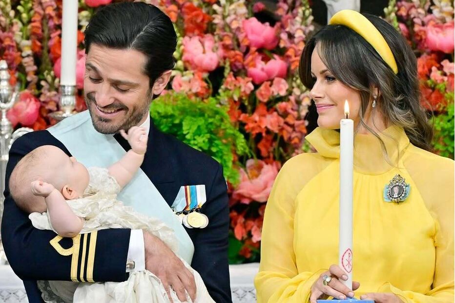 Batizado da princesa Inês, filha de Carl Philip e Sofia da Suécia, no Palácio de Drottningholm