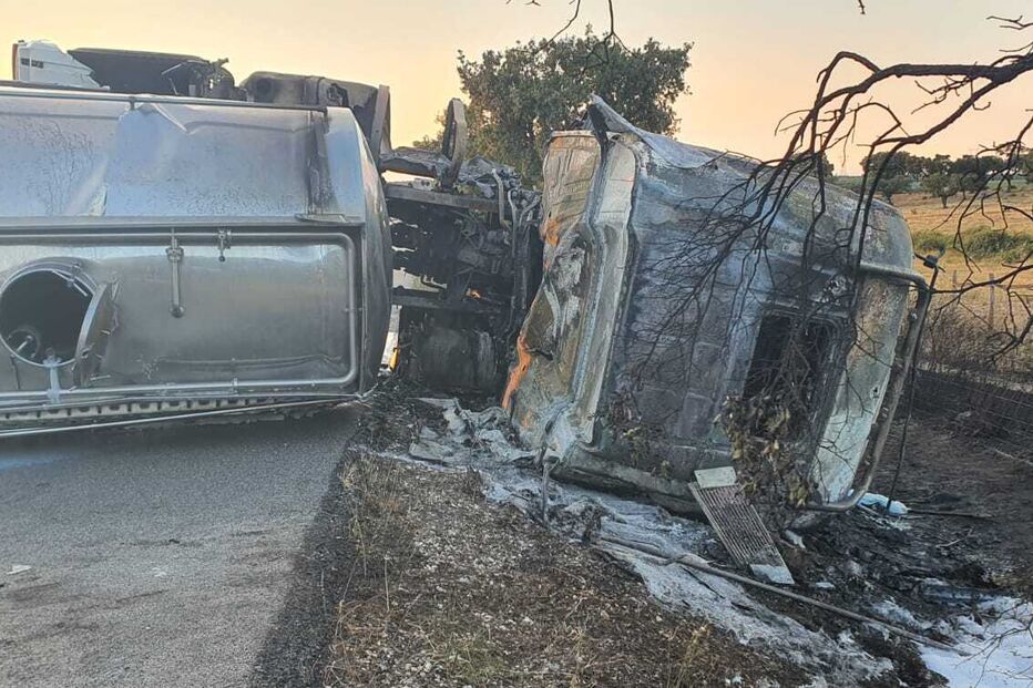 Colisão fatal em Nisa: dois mortos após colisão entre veículo ligeiro e pesado