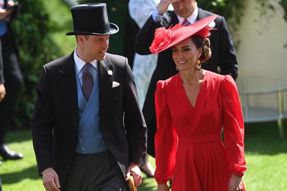 Kate Middleton e o Príncipe William no Royal Ascot