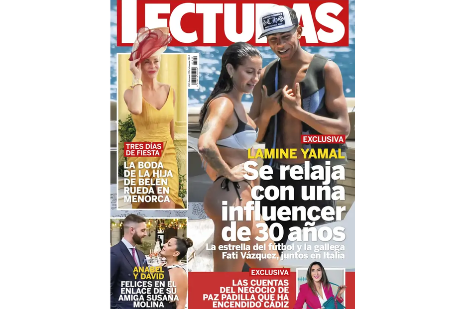 Lamine Yamal relaxa com influencer Fati Vázquez em Itália, segundo revista