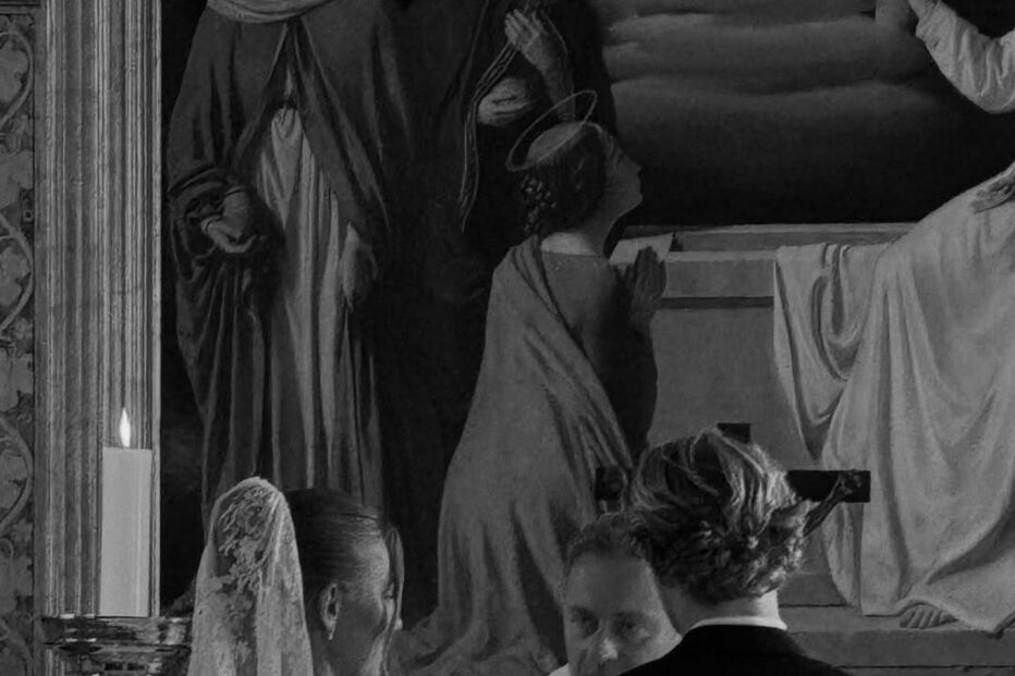 Casamento do capitão do Sporting, em cerimónia religiosa.
