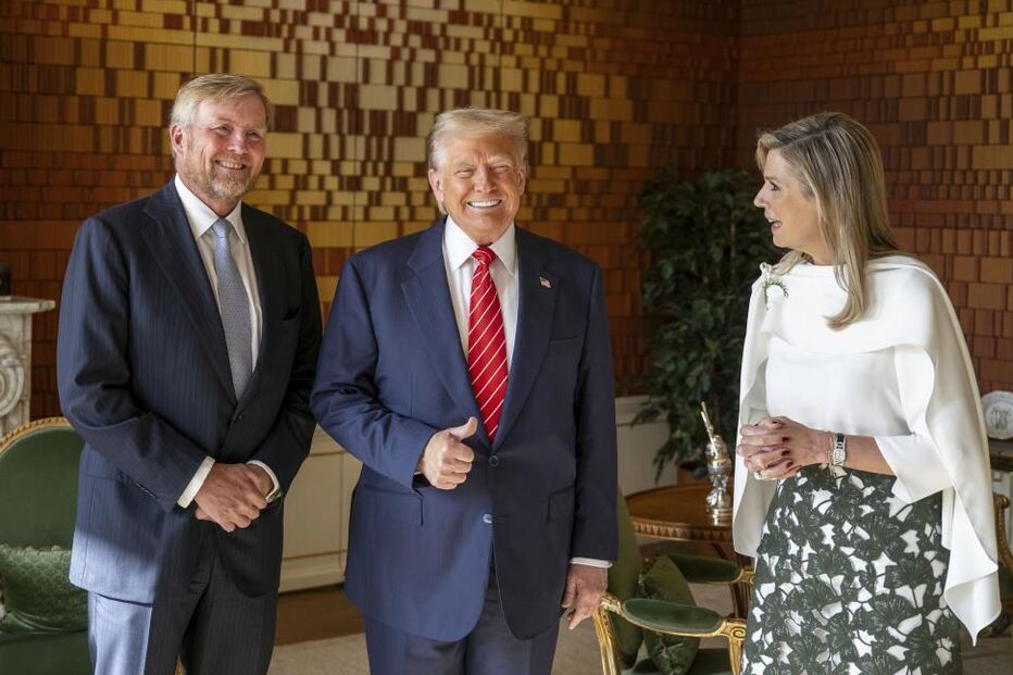 Máxima 'goza' com Trump, sem que este perceba