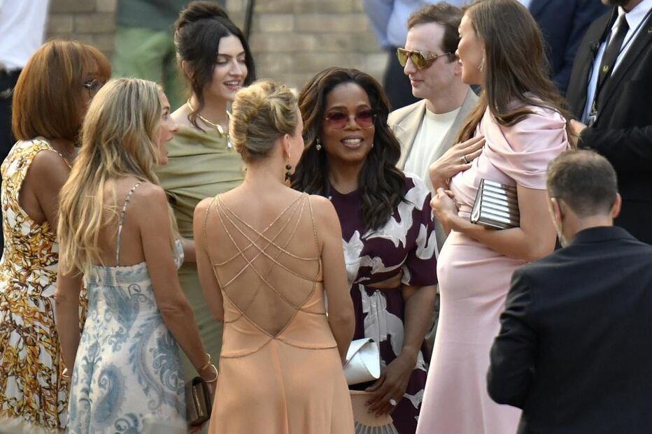 Convidados no casamento de Jeff Bezos, incluindo Oprah Winfrey