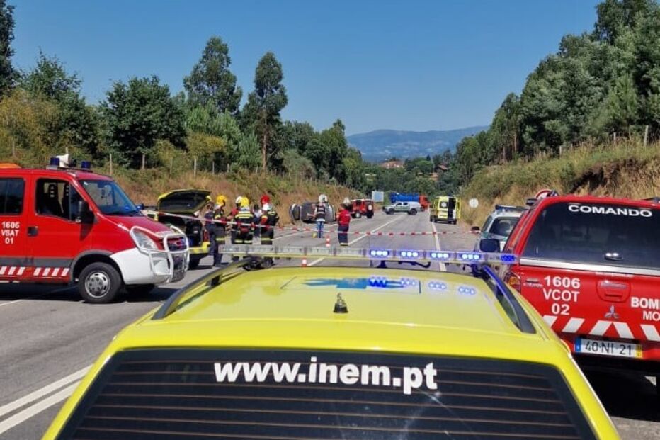 Colisão fatal em Monção: mota e carro envolvem-se num acidente
