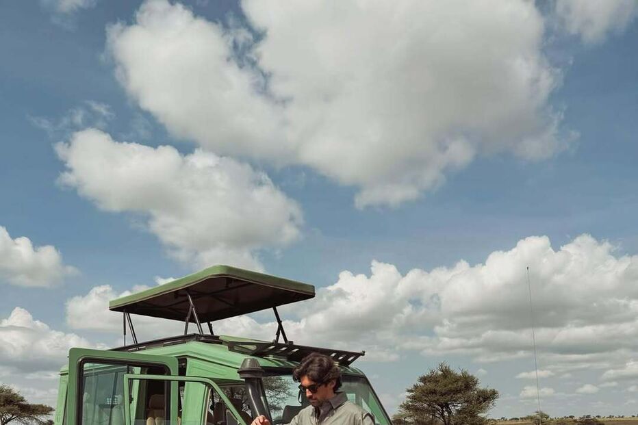 Trincão aproveita dias de descanso num safari