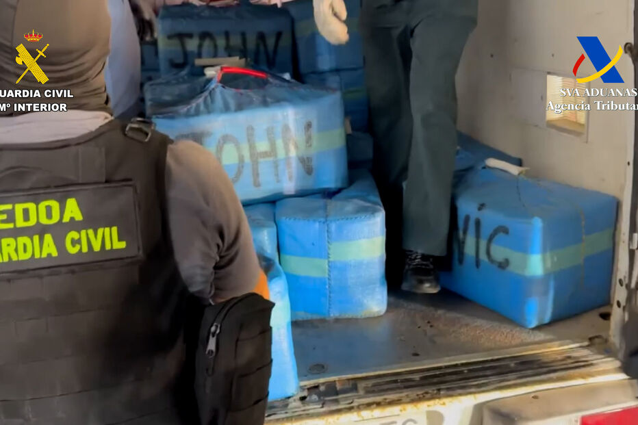 Guarda Civil e Agência Tributária apreendem droga numa operação em Espanha