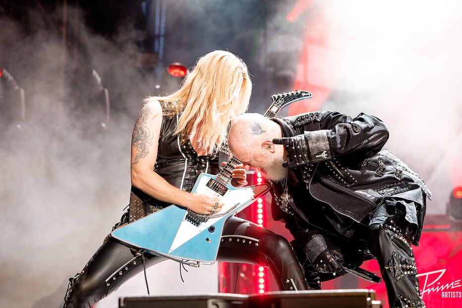 Judas Priest atuam no Festival Evil Live, no Estádio do Restelo