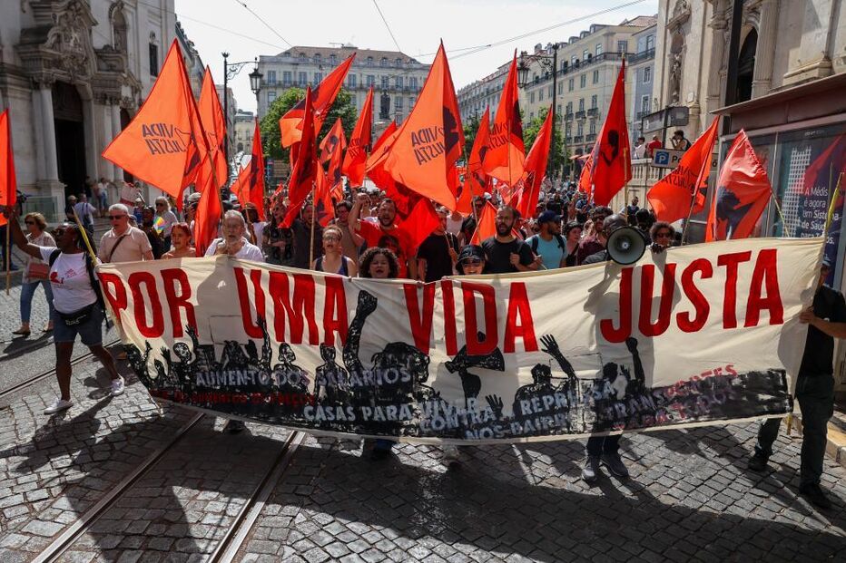 Manifestação em Lisboa defende habitação com aumentos salariais e controlo de rendas