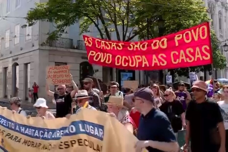 Manifestação pela Habitação