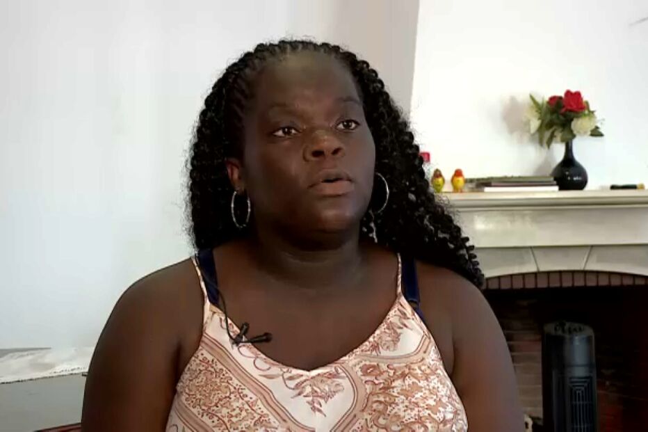 Mulher grávida de 40 semanas é entrevistada